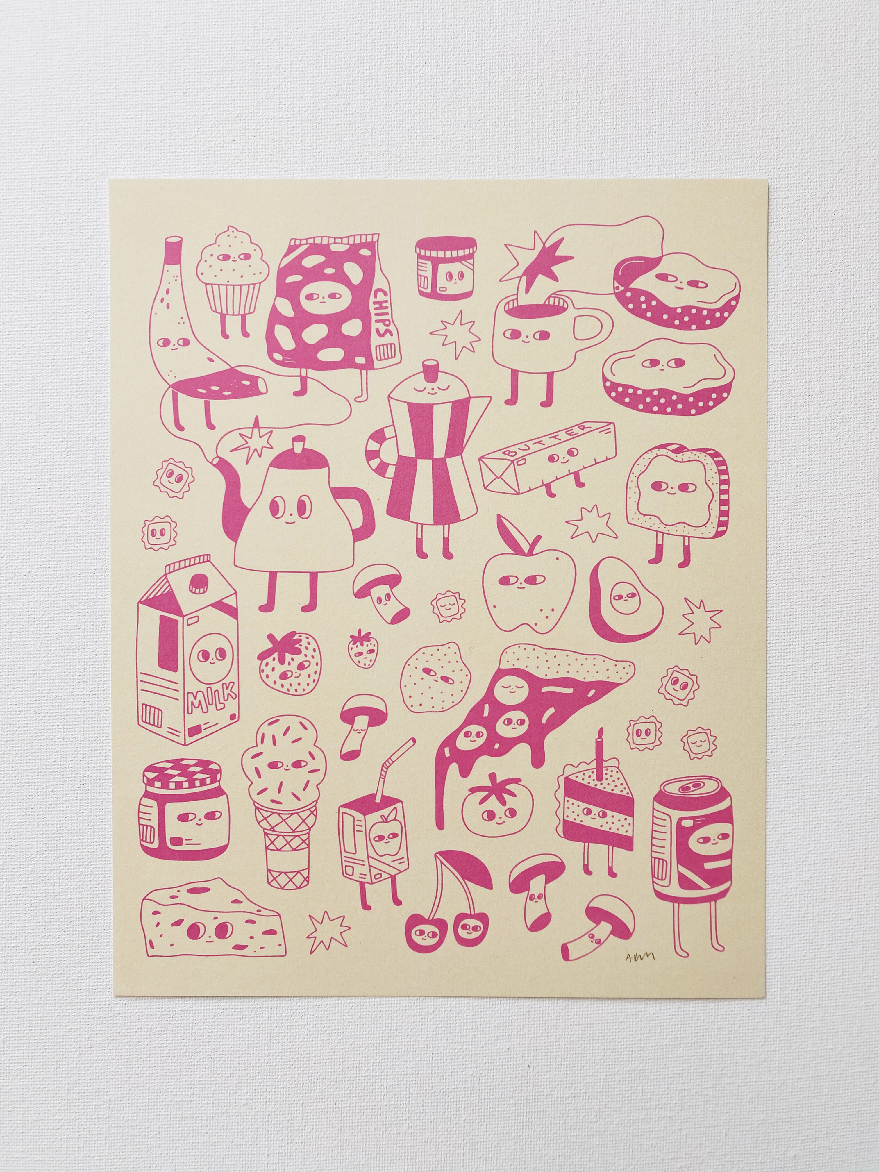 print - food friends