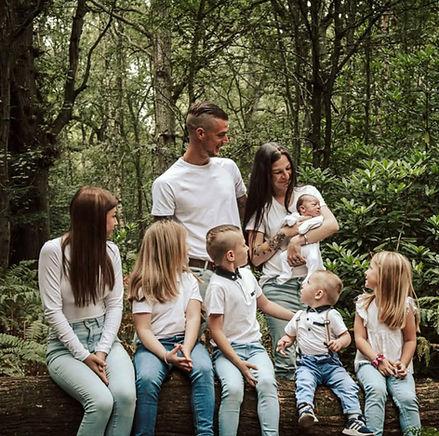 Laura and her family