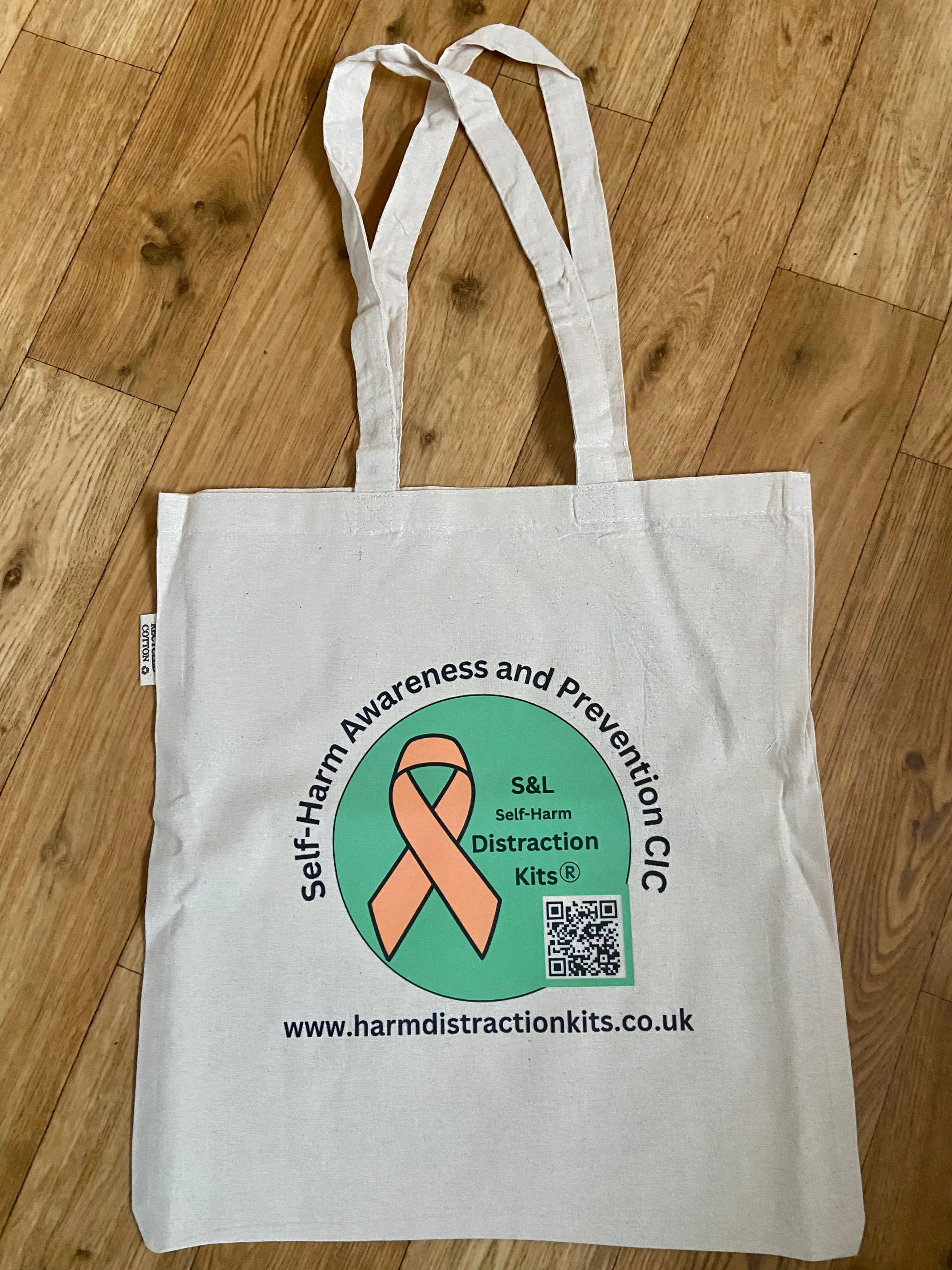 Recycled Cotton Branded Tote Bag