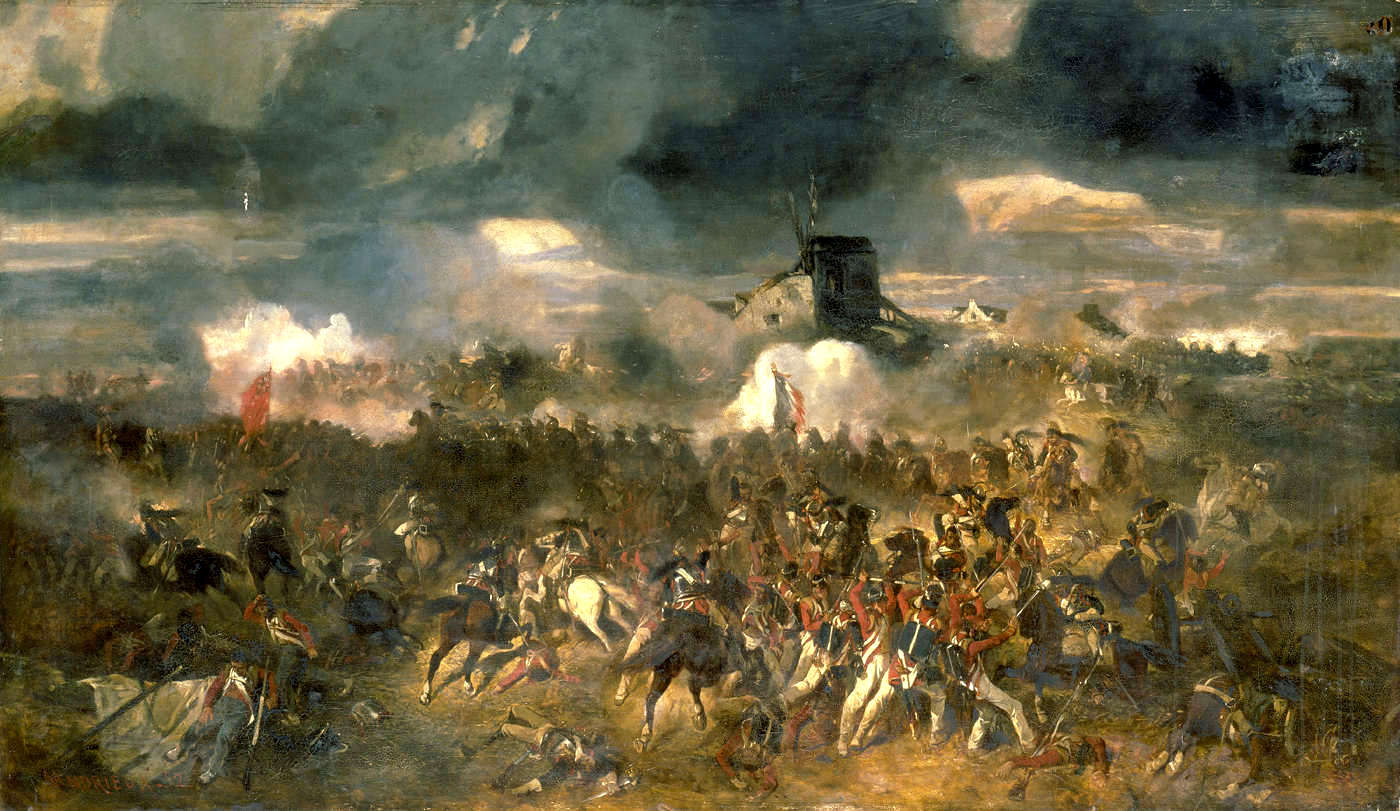 La Bataille de Waterloo. 18 juin 1815, par Clément-Auguste Andrieux, 1852