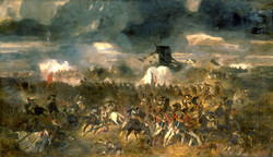 La Bataille de Waterloo. 18 juin 1815, par Clément-Auguste Andrieux, 1852