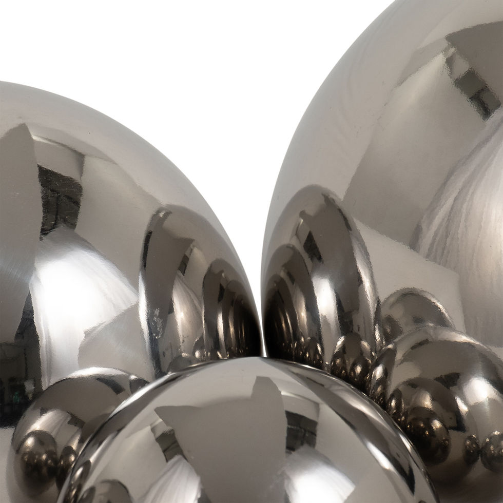 Thumbnail: Set of 5 - 2"/3"/4"/5"/6" Adagio Steel Spheres Deco Balls