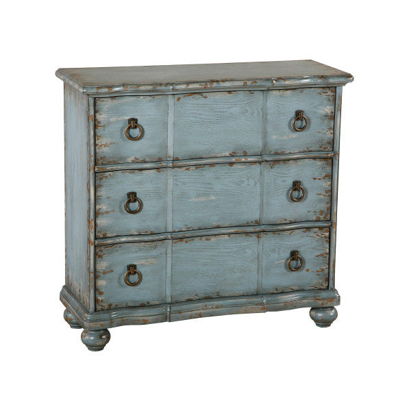 Thumbnail: Distressed Blue Farmhouse Chest