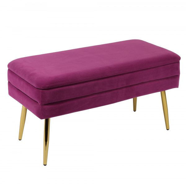 Thumbnail: Ziva Plum Storage bench