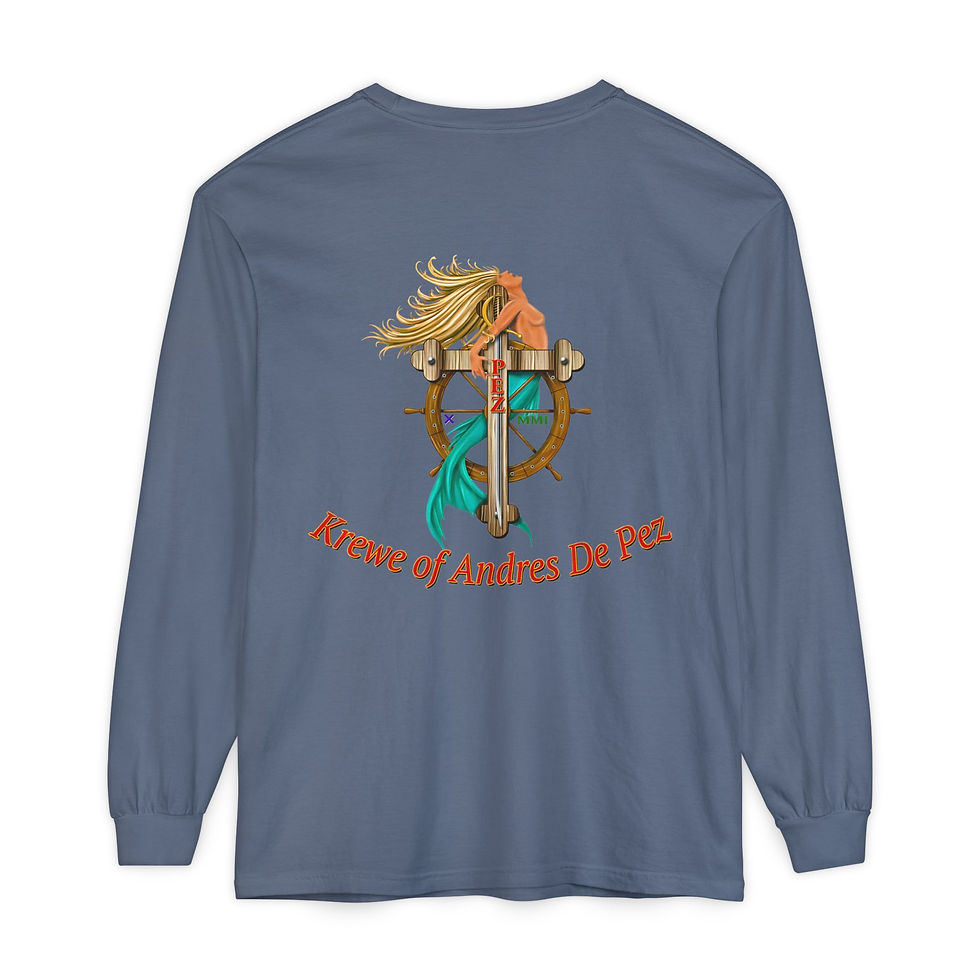 Thumbnail: Mermaid Comfort Colors Long Sleeve Tee 
