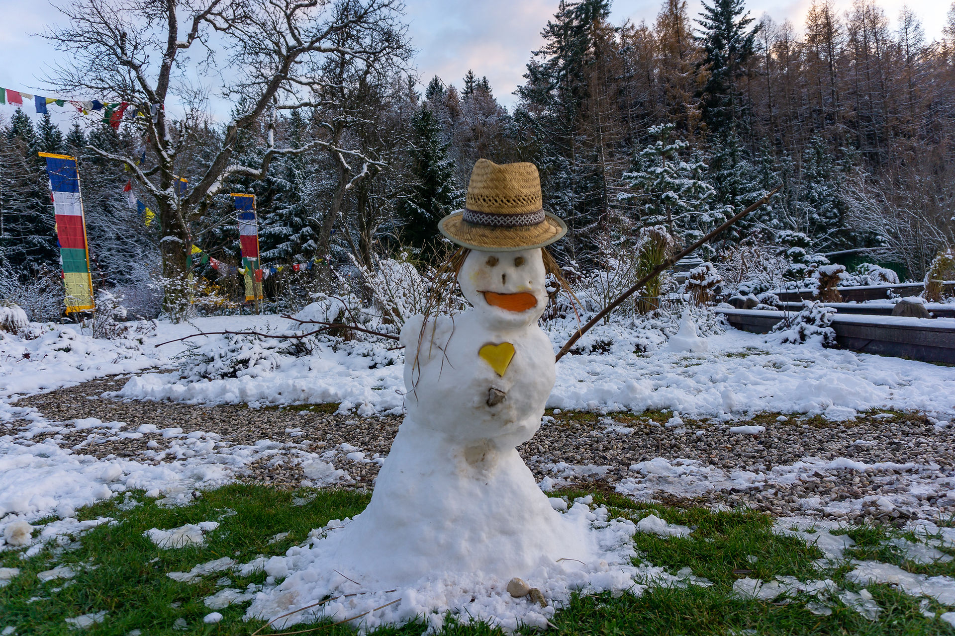Our snowman!!