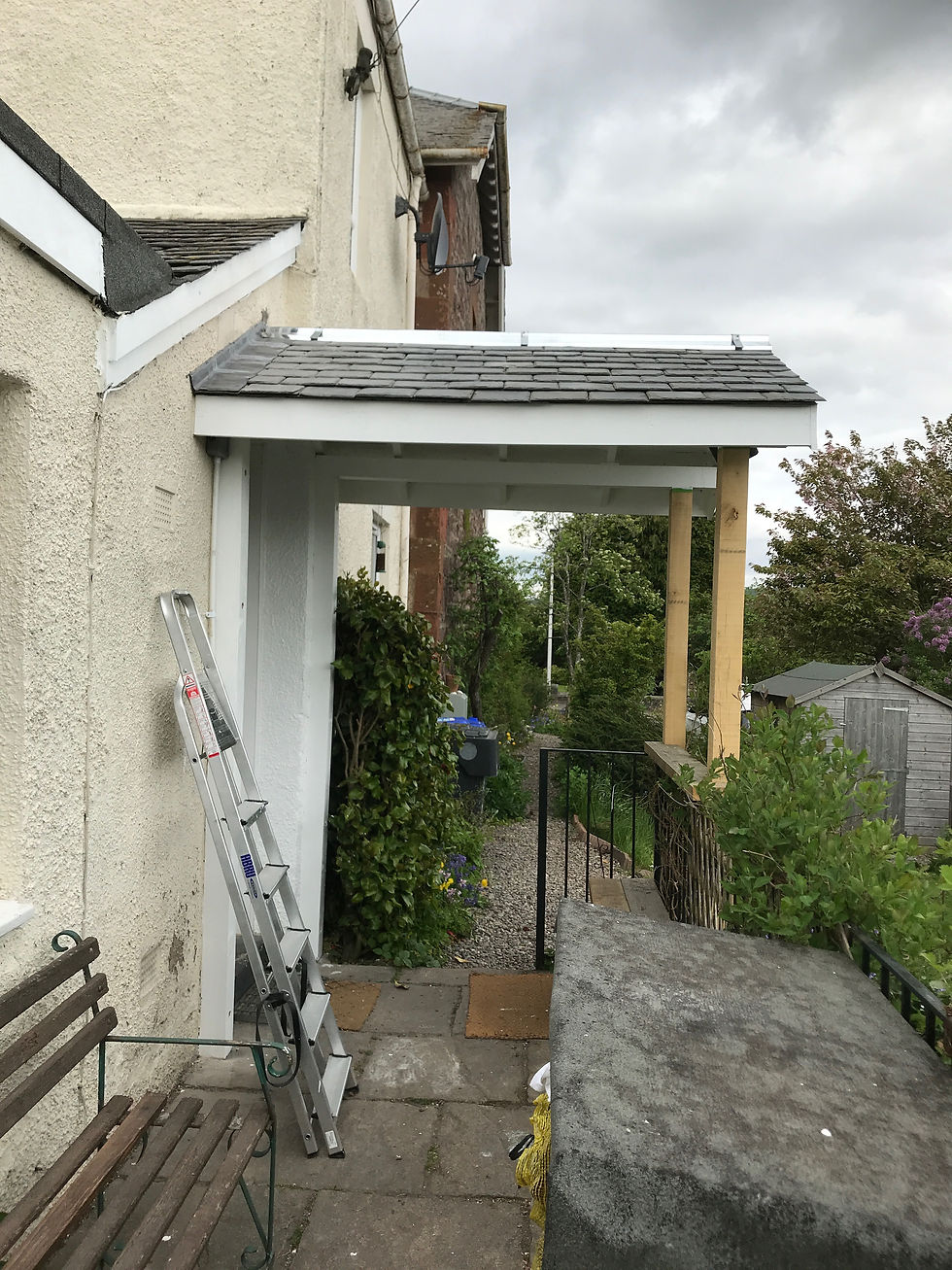 Helen's new porch project...