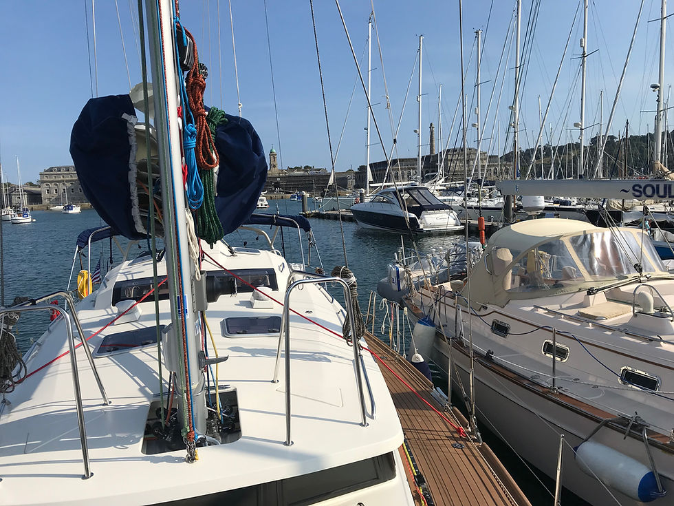The Mayflower Marina in Plymouth