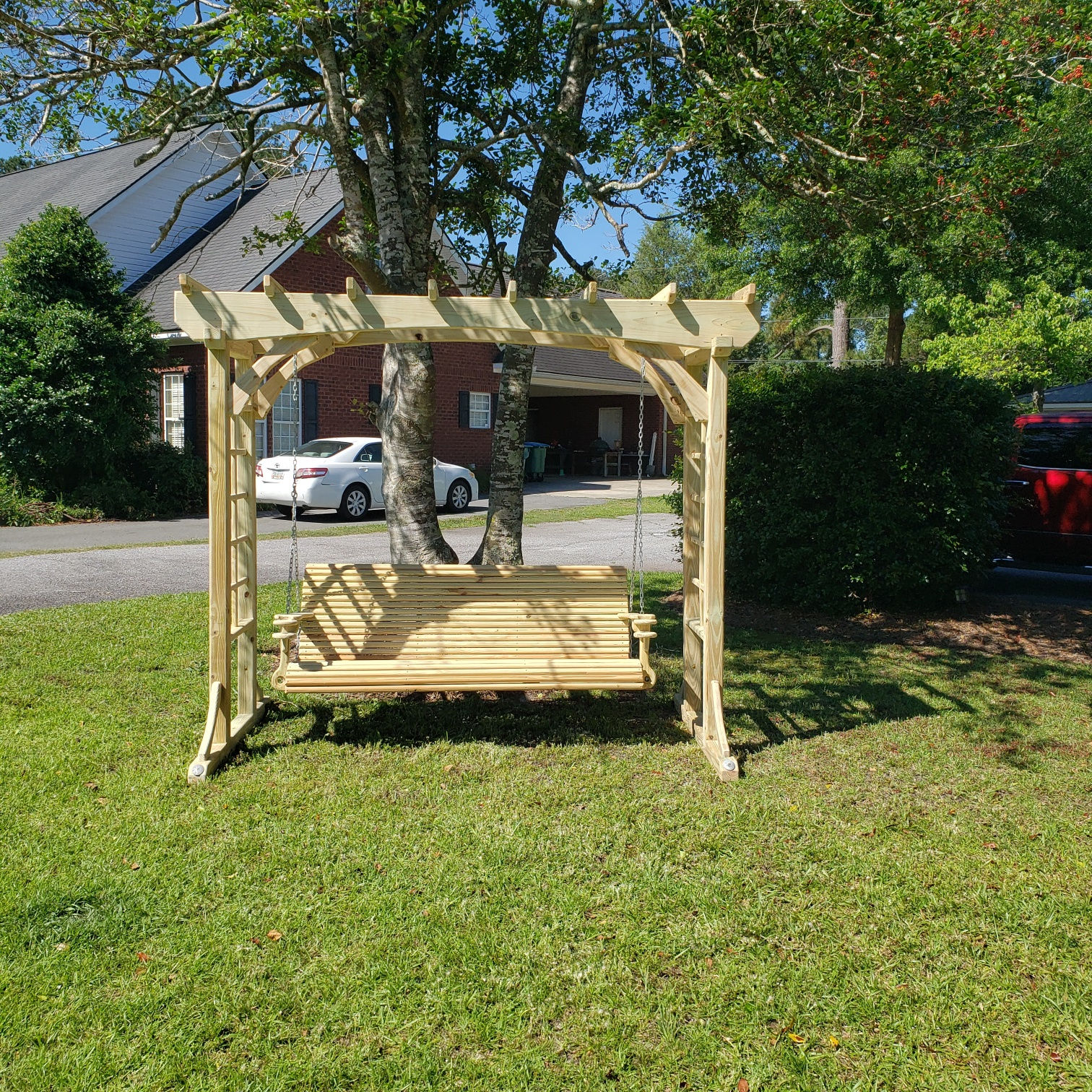 Trellis with Swing