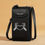 Thumbnail: Spooky Ghost Skull Crossbody Bag - Halloween Zippered Style - Gothic Phone Purse