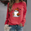 Thumbnail: Cute Ghost Pattern Sweater Women's Casual Halloween Ghost Harajuku Pullover Fall