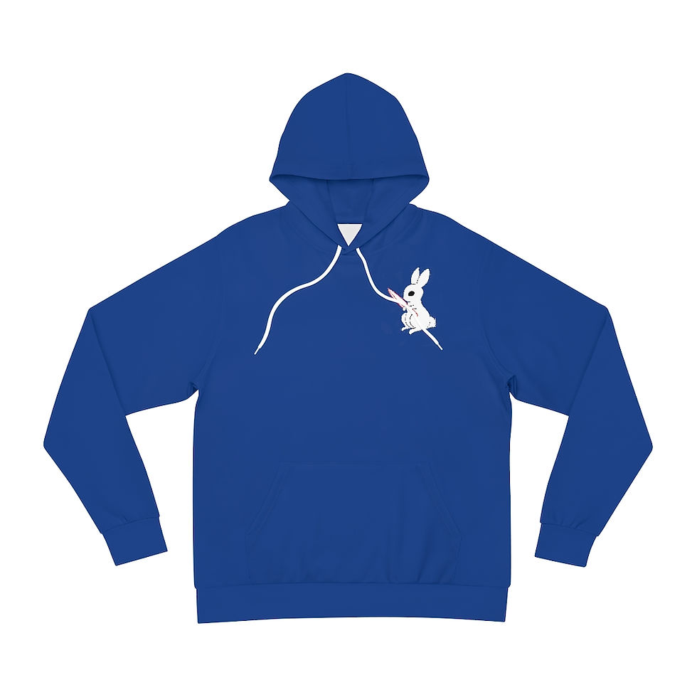Thumbnail: "KILLER BUNS" (Blue Bird)- GalleryGloom Custom Hoodie 