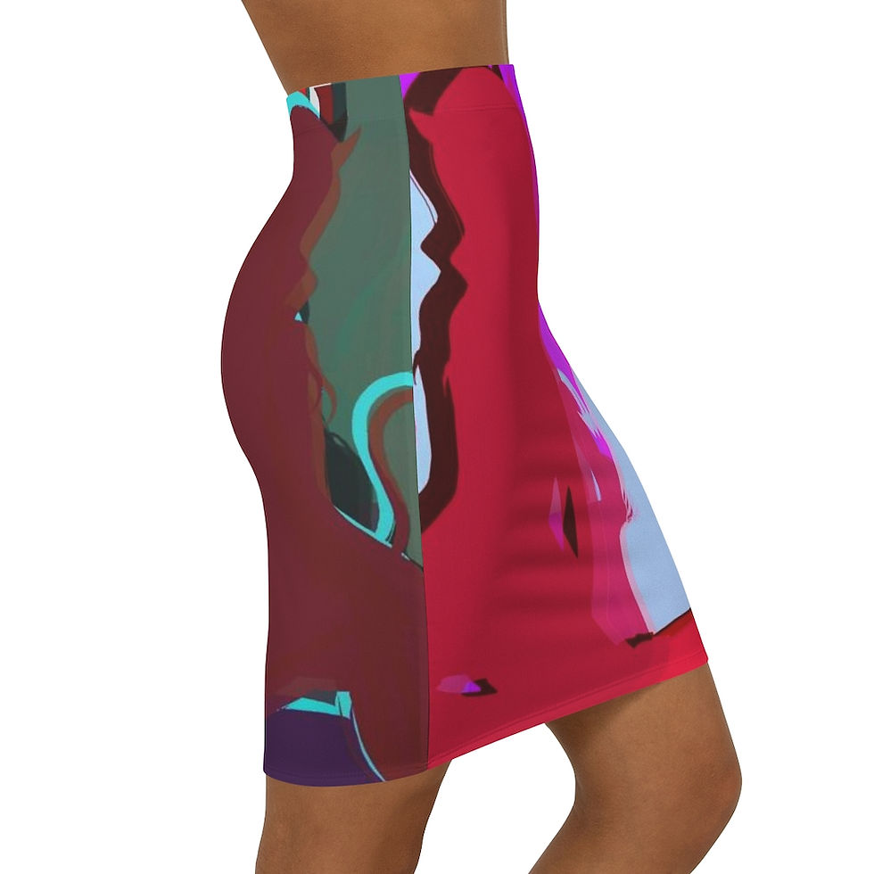 Thumbnail: "Devilishly Fine" Custom Women's Mini Skirt