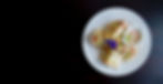 Assiette avec petit four
