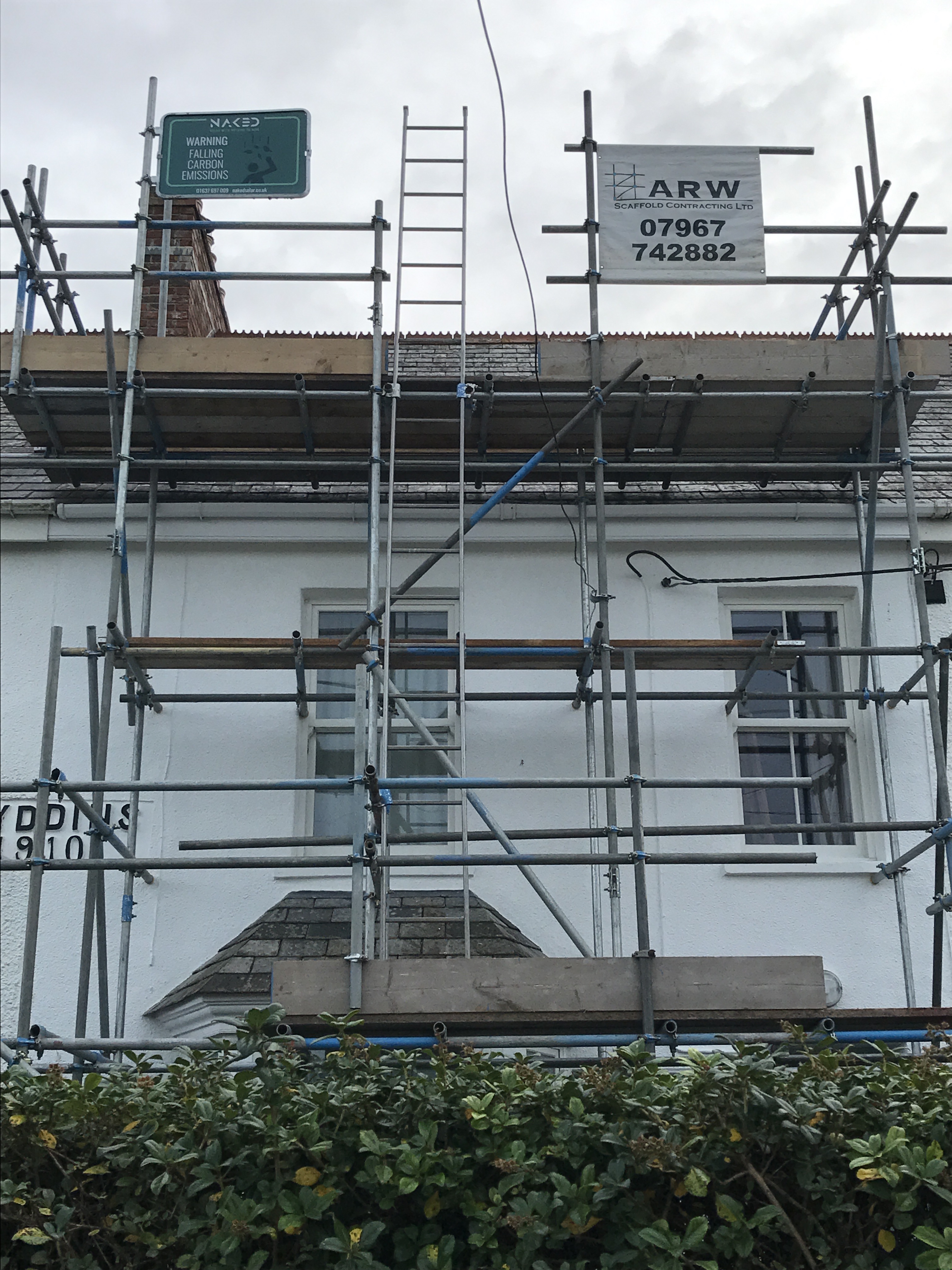 ARW Scaffold Contracting. Covering all your scaffold needs in Cornwall