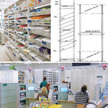 Yliopiston Apteekki
Kalustekehitys / läpivirtaushylly
2010