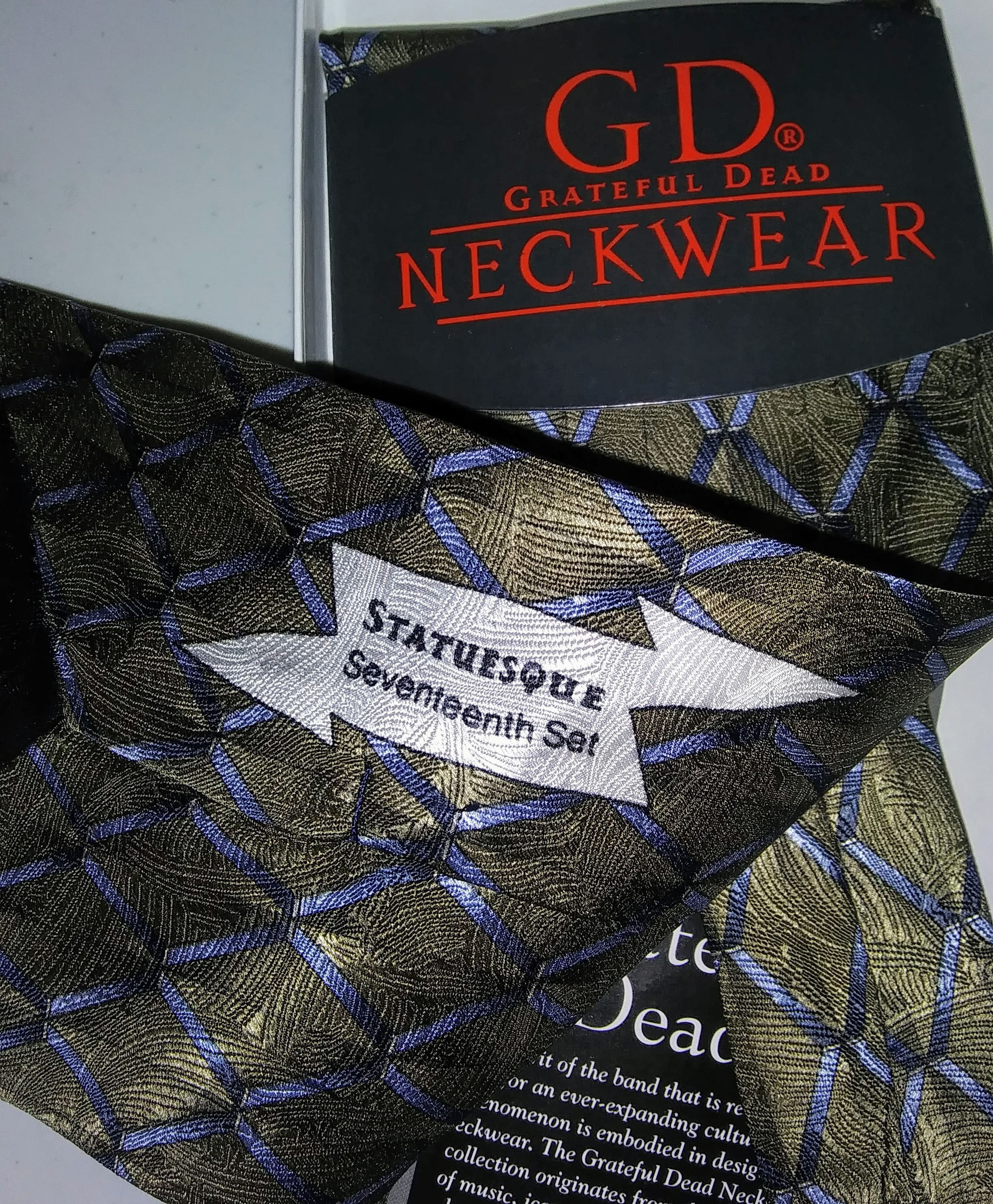 Grateful Dead Neckwear - Men's Silk Tie - Statuesque -17th Set
