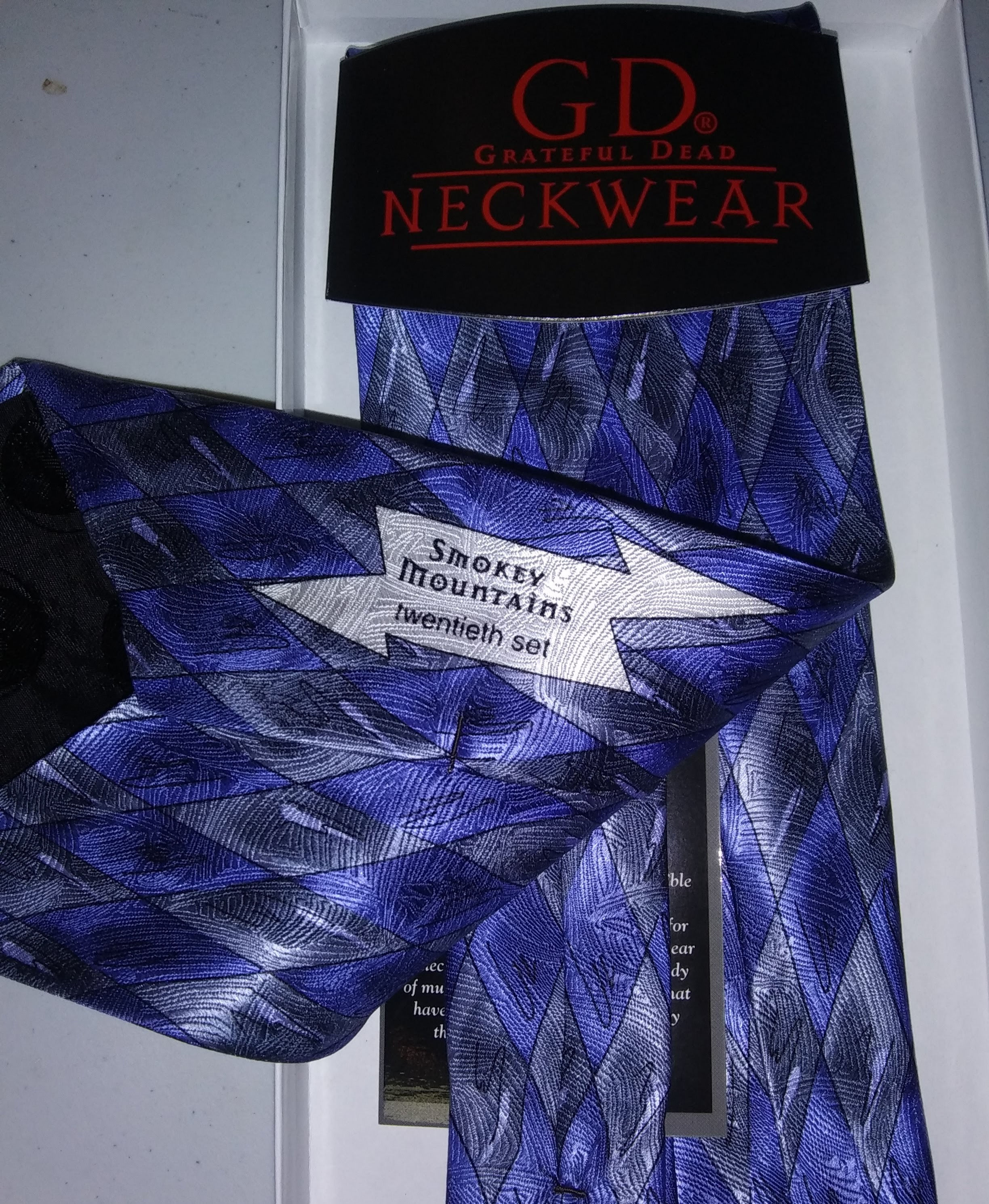 Grateful Dead Neckwear - Men's Silk Tie - Smokey Mountains - 20th Set