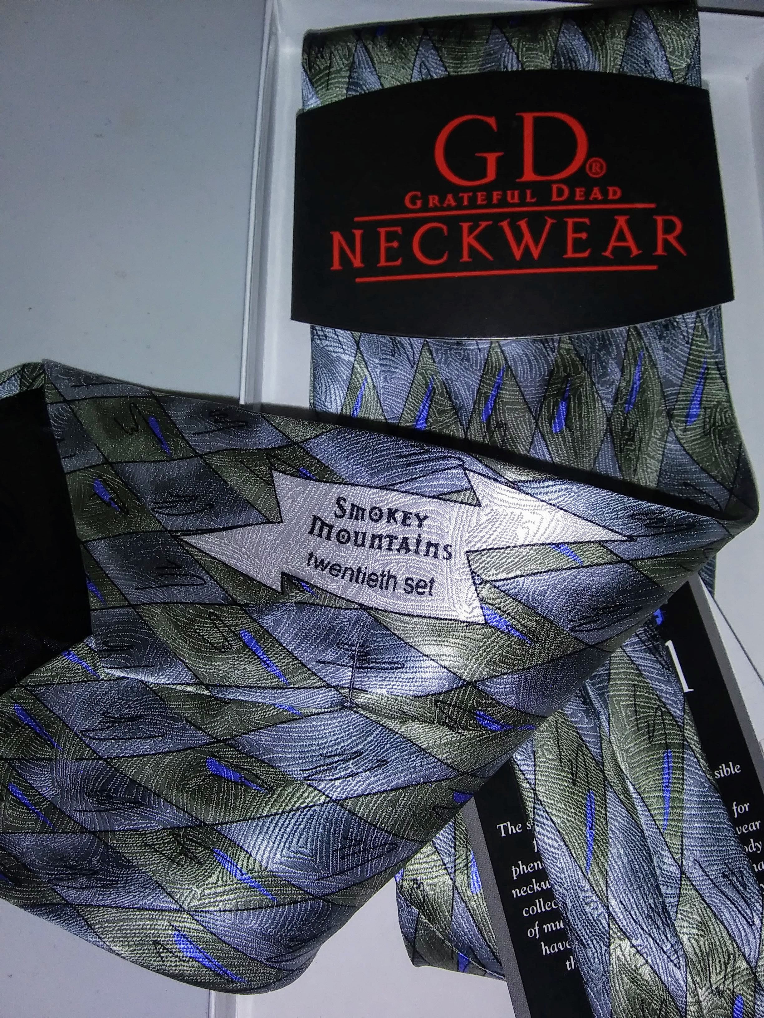 Grateful Dead Neckwear - Men's Silk Tie - Smokey Mountains - 20th Set
