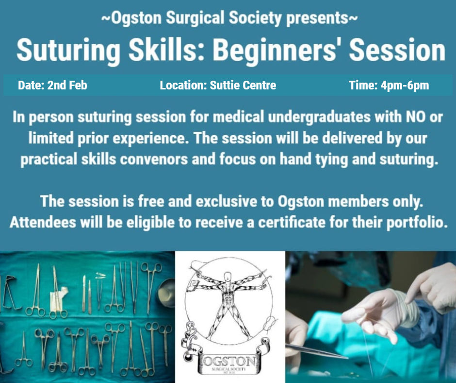 Suturing Skills: Beginners' Session