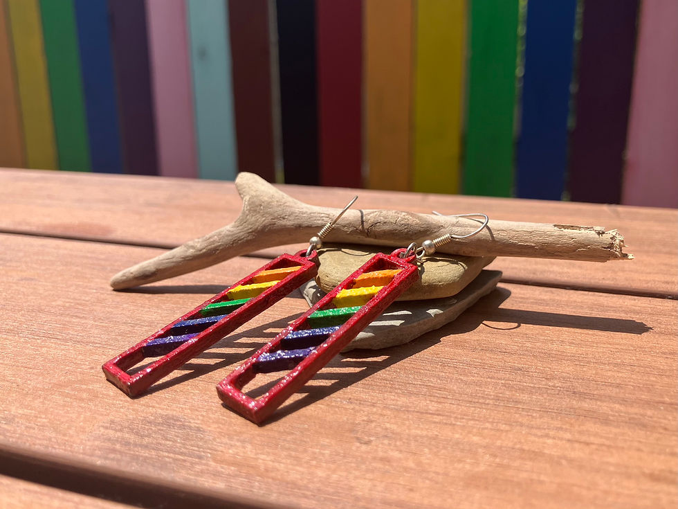 Thumbnail: Pride Earrings (wood)