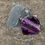Thumbnail: Purple & Gold Tectonics Pendant