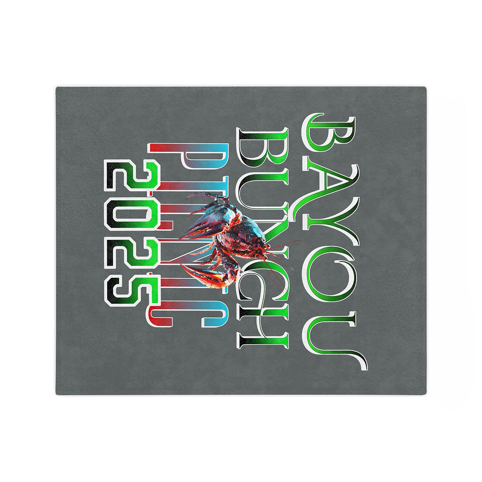 Thumbnail: Bayou Bunch Picnic 2025 Velveteen Microfiber Blanket