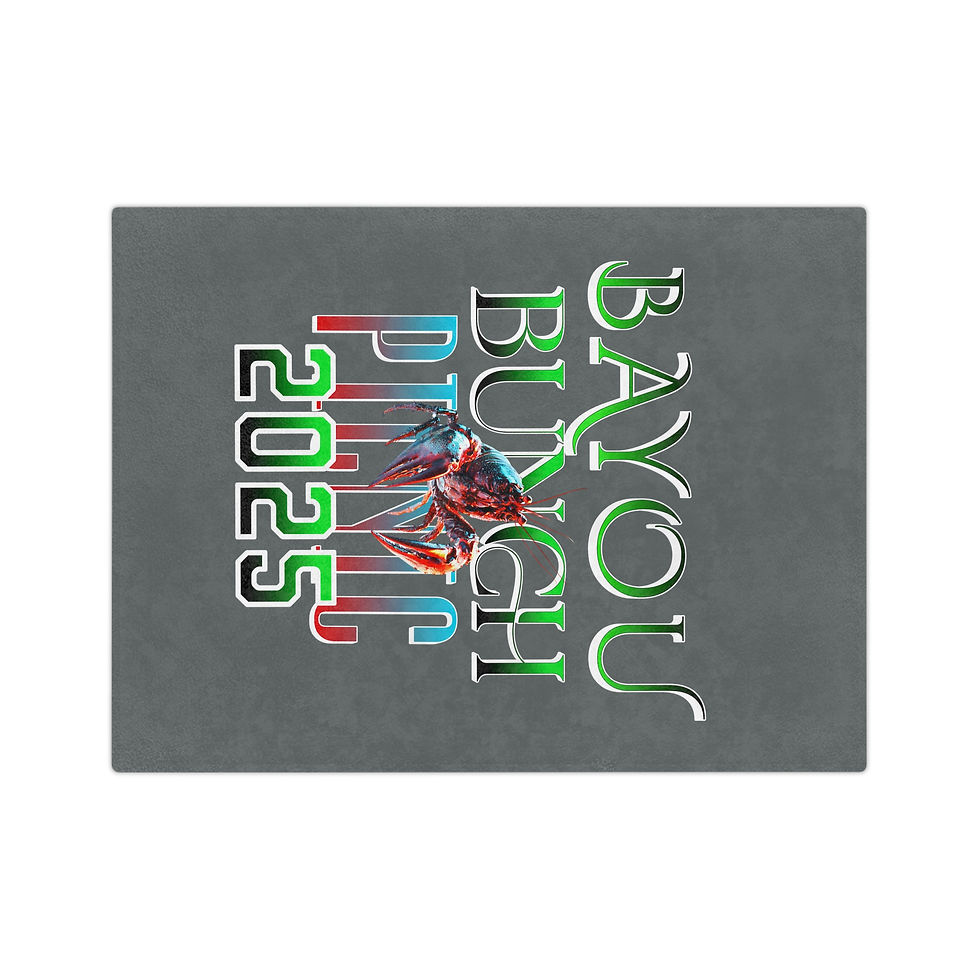 Thumbnail: Bayou Bunch Picnic 2025 Velveteen Microfiber Blanket