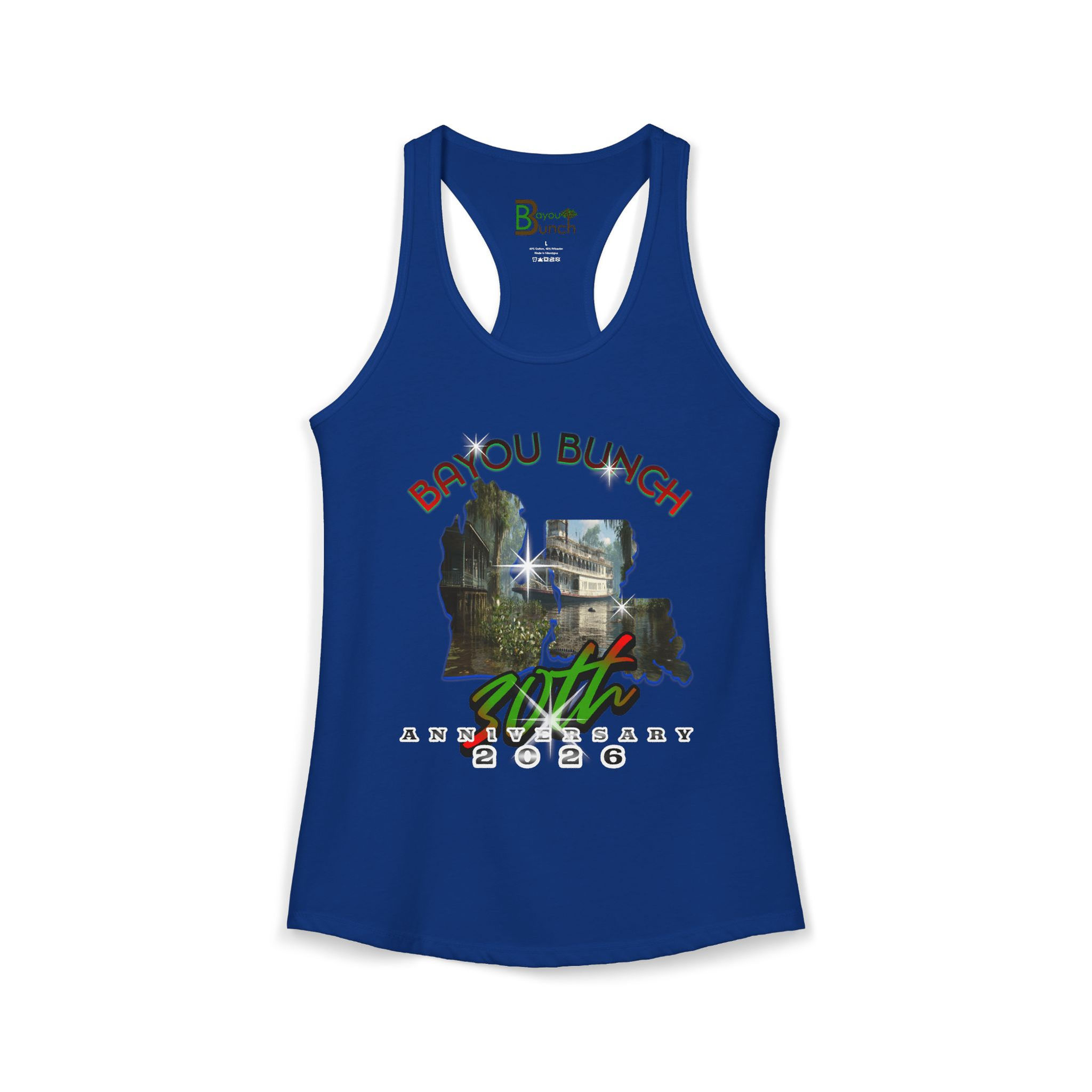 2026 Bayou Bunch 30th Anniversary Women's Racerback Tank