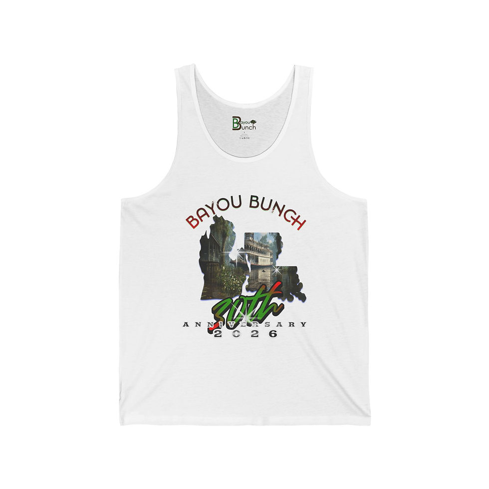 Thumbnail: Bayou Bunch 30th Anniversary Tank Top — Louisiana Reunion Souvenir