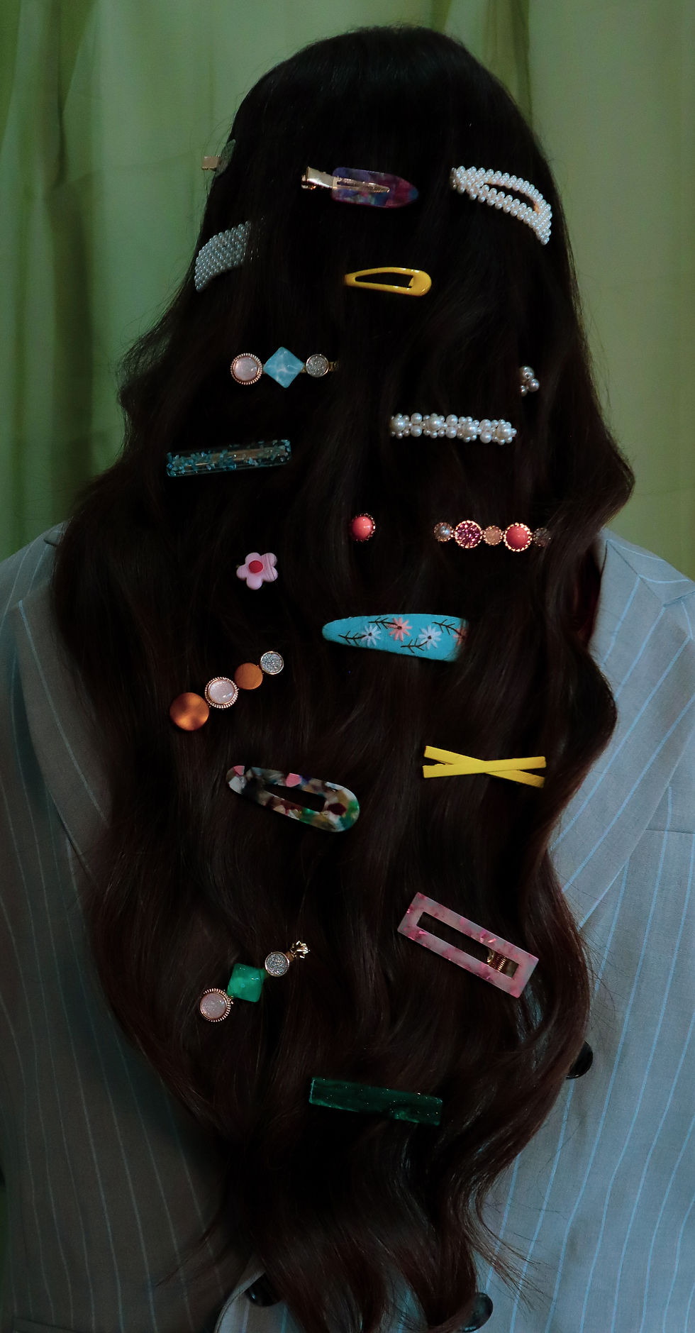 hair with pins