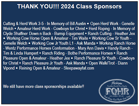 Class Sponsorship Art