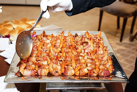 bacon wrapped shrimps