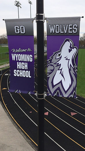 Wyoming High School banner