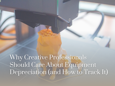 Why Creative Professionals Should Care About Equipment Depreciation (and How to Track It)