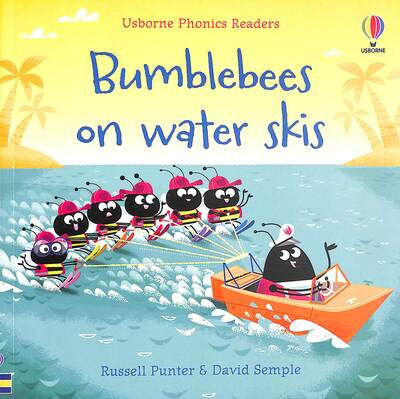 Bumble bees on water skis by Russell Punter