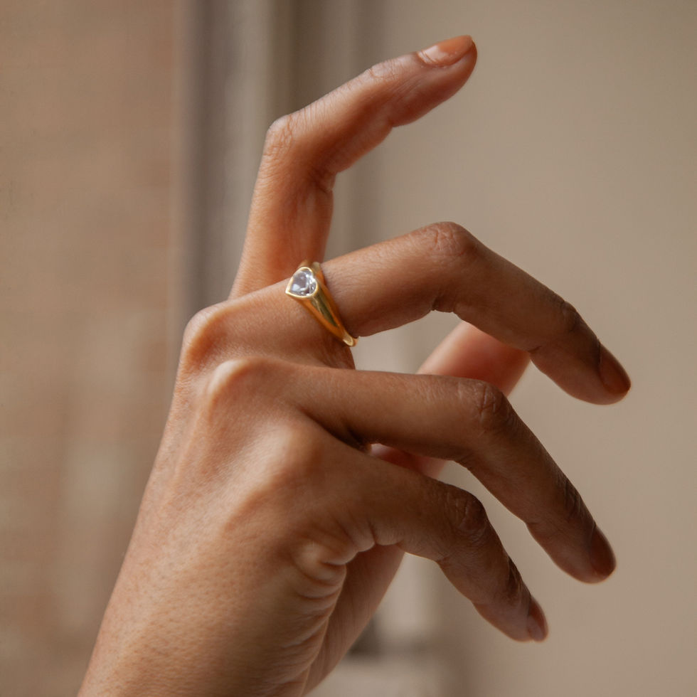 Miniatura: Anel Cuore Topázio