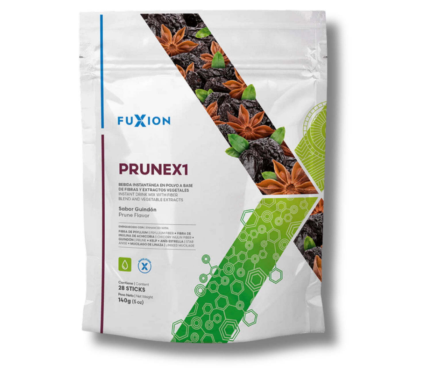 SUPLEMENTO FUXION PRUNEX - 28 STICKS
