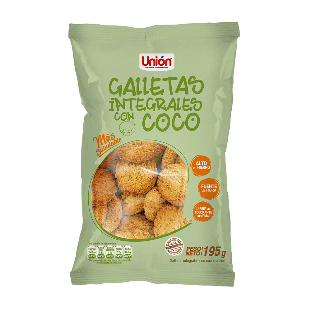 Mega Galleta Integral de Coco