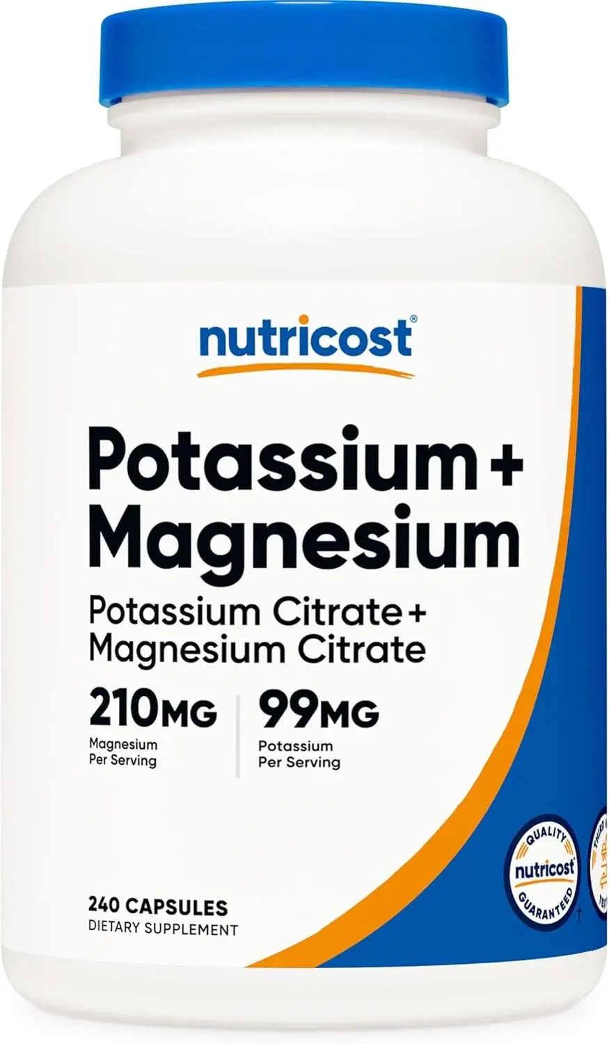 SUPLEMENTOS NUTRICOST POTASIO CITRATE + MAGNESIO CITRATE PERÚ