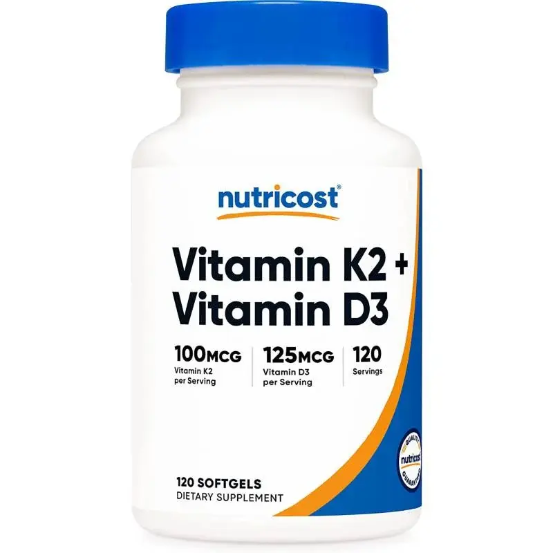 VITAMINA NUTRICOST K2 D3 5000 IU 120 CAPSULAS GEL