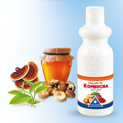 Vinagre Kombucha y Shiitake