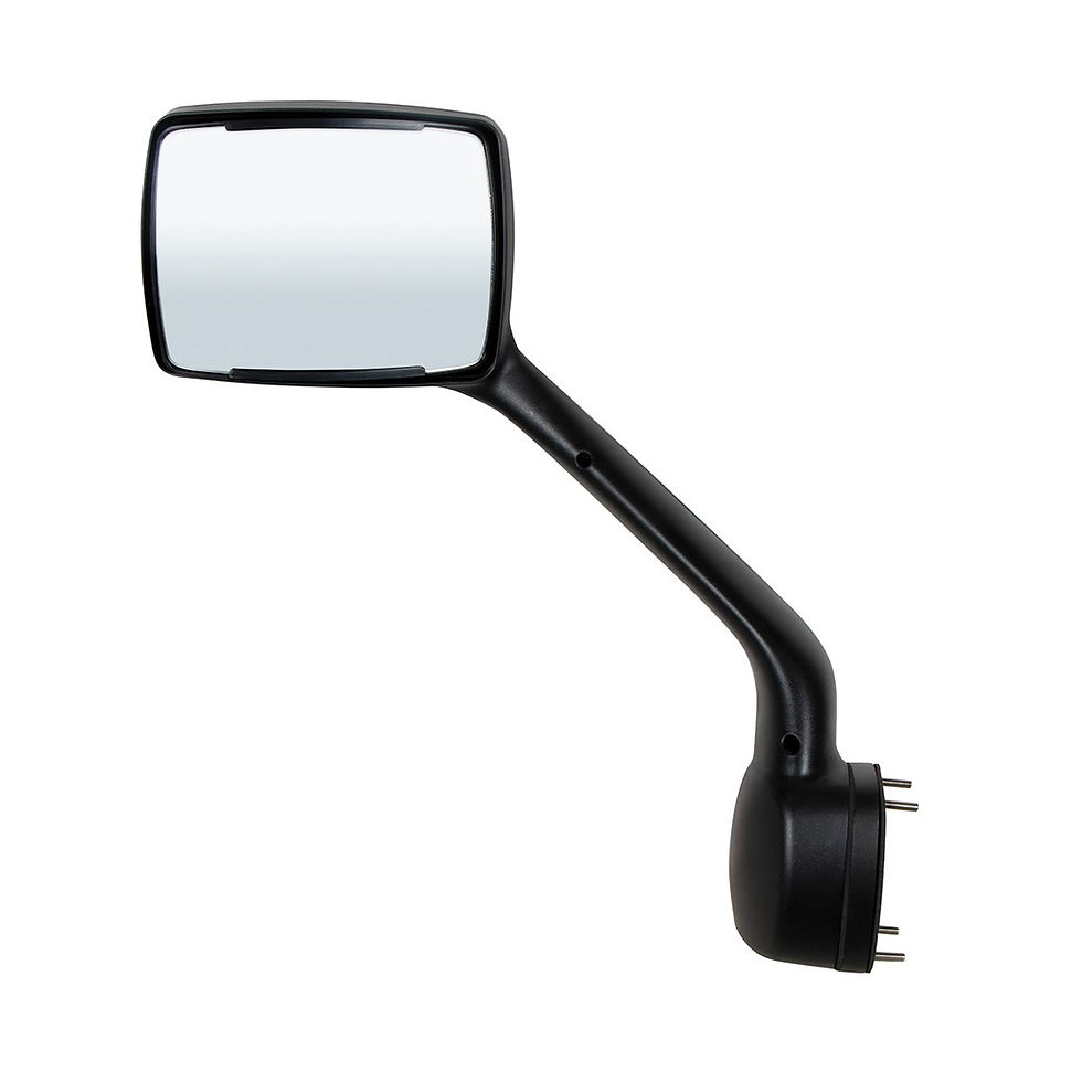 Thumbnail: KENWORTH T680/T880/PETERBILT 579 HOOD MIRROR (BLACK) - LEFT SIDE