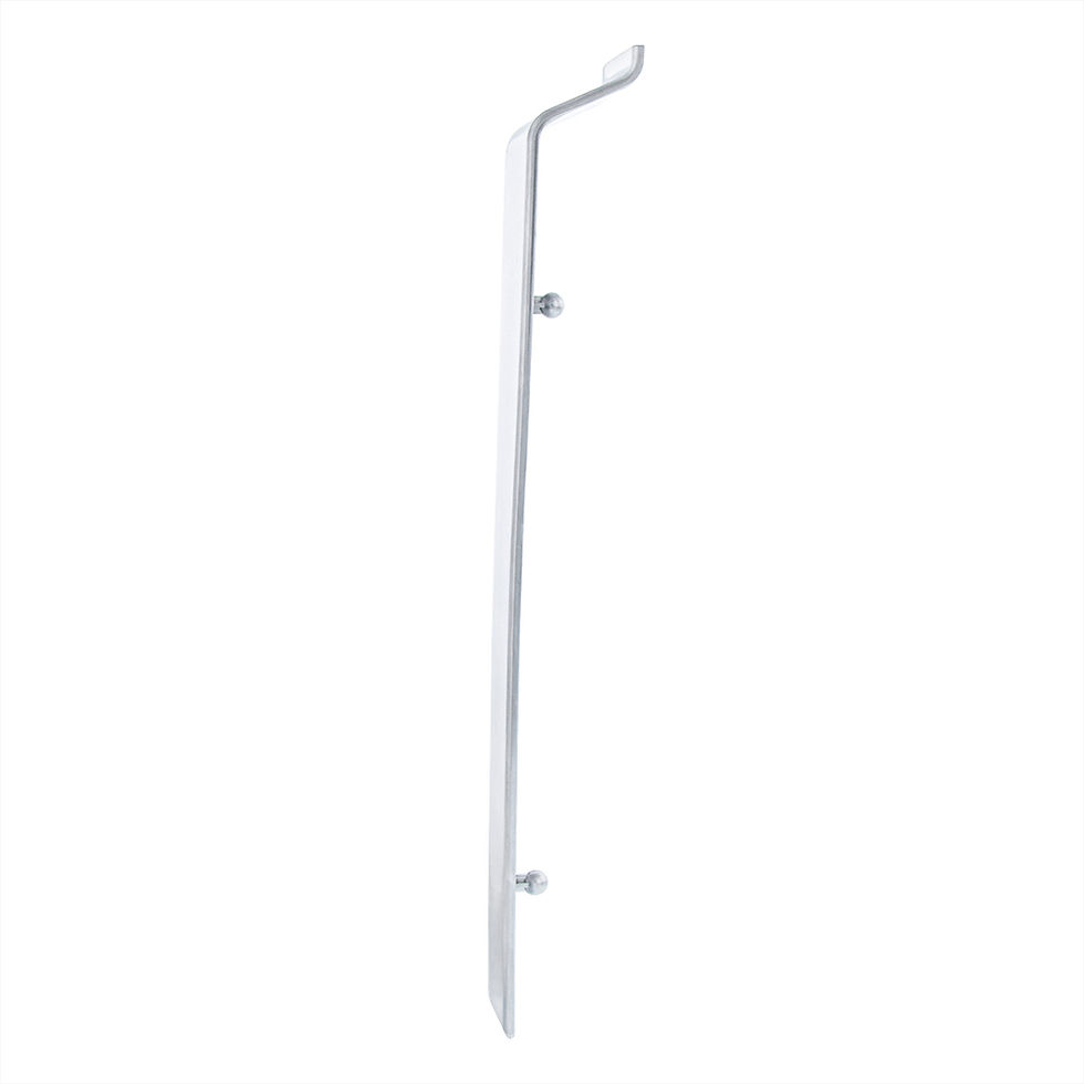 Thumbnail: 2018-2025 VOLVO VNL CENTER BUMPER MOLD TRIM (SILVER) - LEFT SIDE