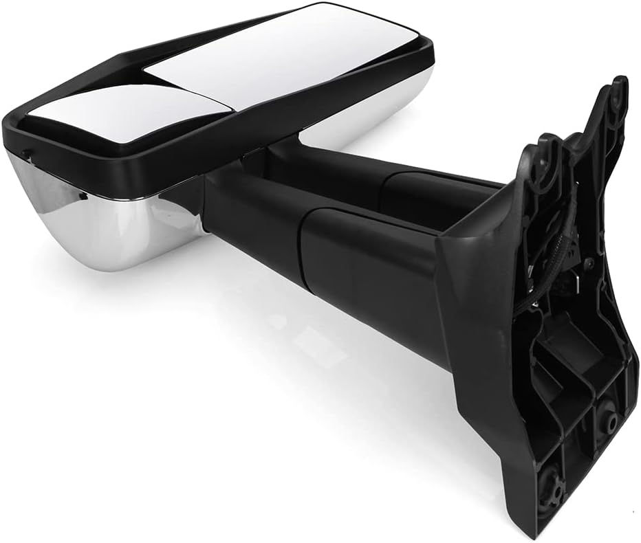 Thumbnail: KENWORTH T680/T880 POWER/HEATED DOOR MIRROR (CHROME) - LEFT SIDE
