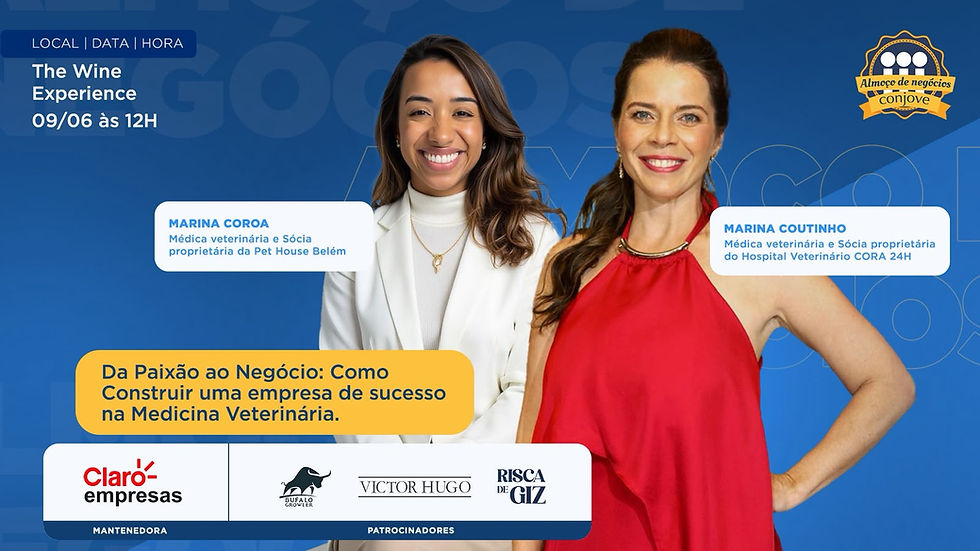 Almoço de Negócios Com Marina Coroa e Marina Coutinho