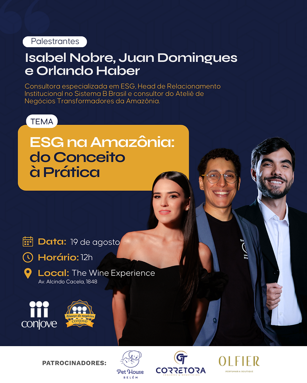 Almoço de Negócios com Isabel Nobre, Juan Domingues e Orlando Haber