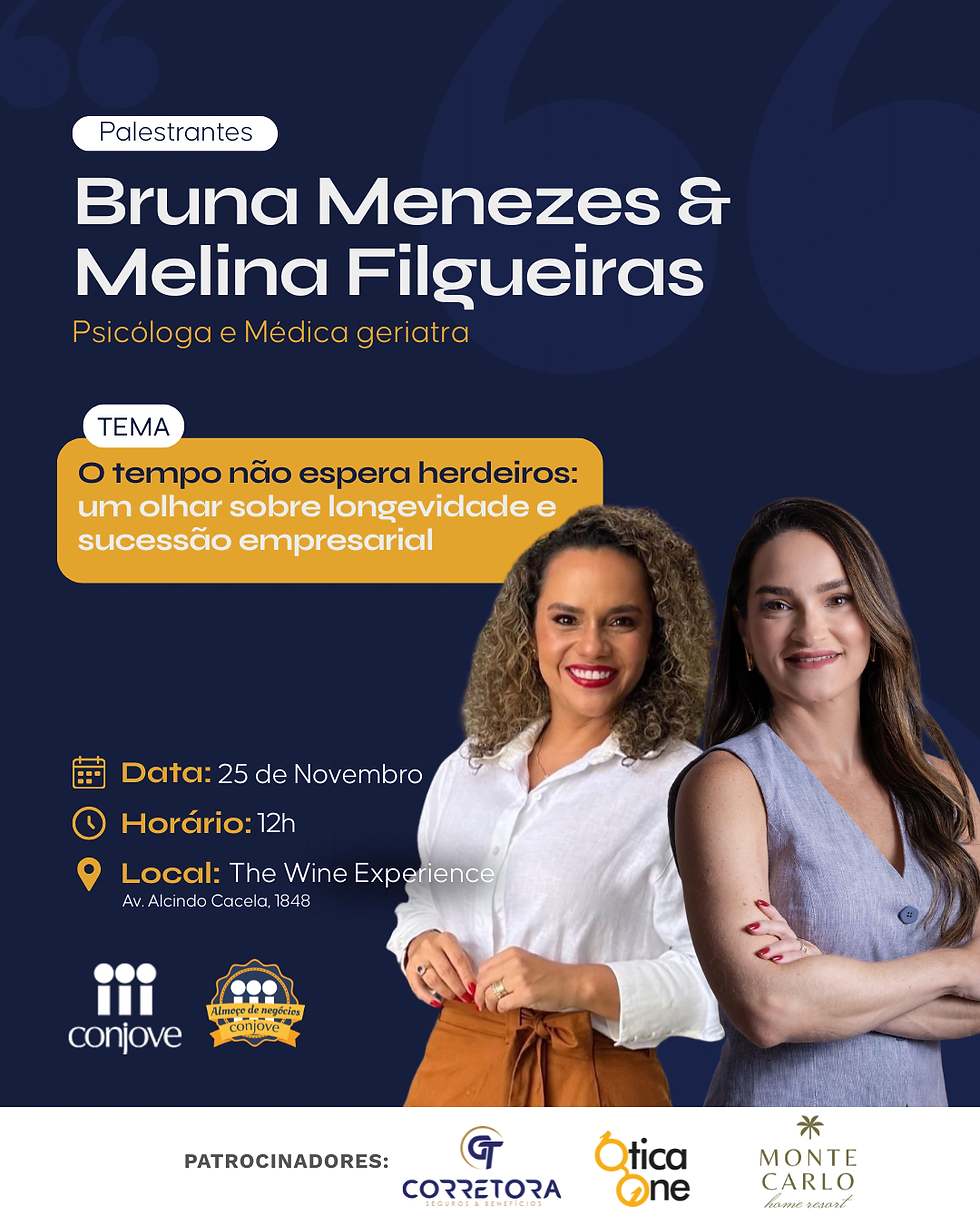 Almoço de Negócios com Bruna Menezes e Melina Filgueiras