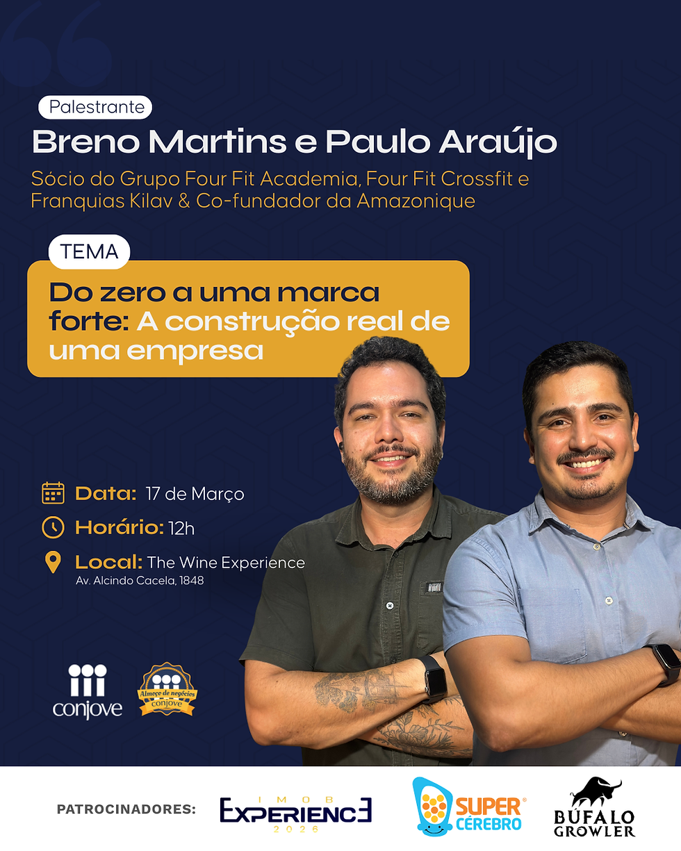 Almoço de Negócios com Breno Martins e Paulo Araújo