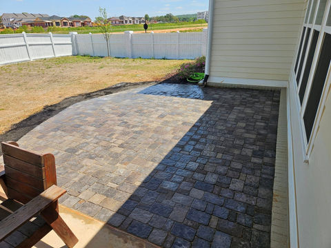 small paver patio in florence alabama